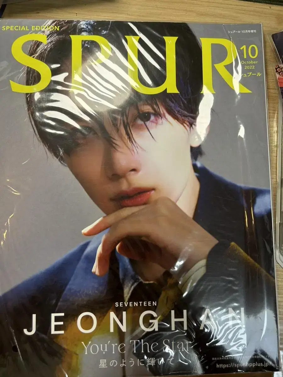 Seventeen jeonghan SPUR October 2022 Issue Magazine