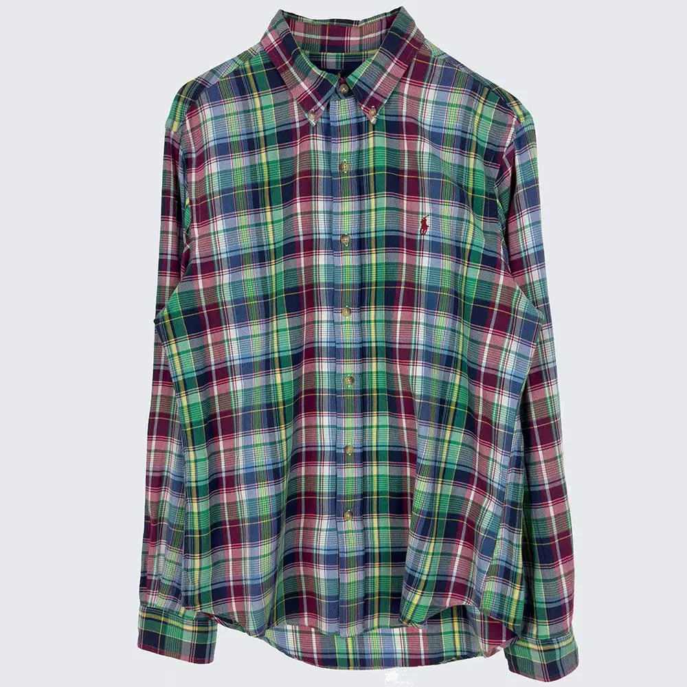 [Men's 105] Polo Ralph Lauren Check Shirt Southern Cotton Vintage (17911)