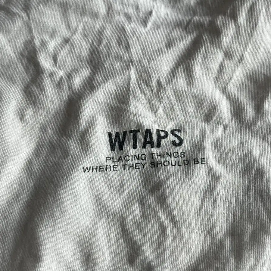 WTAPS 더블텝스 반팔 티셔츠 2사이즈