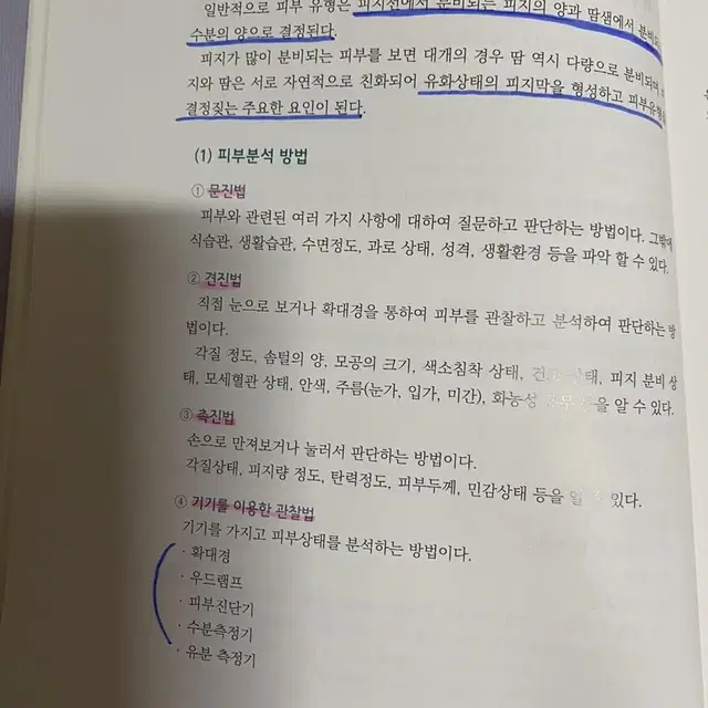 청구문화사 - 피부미용학