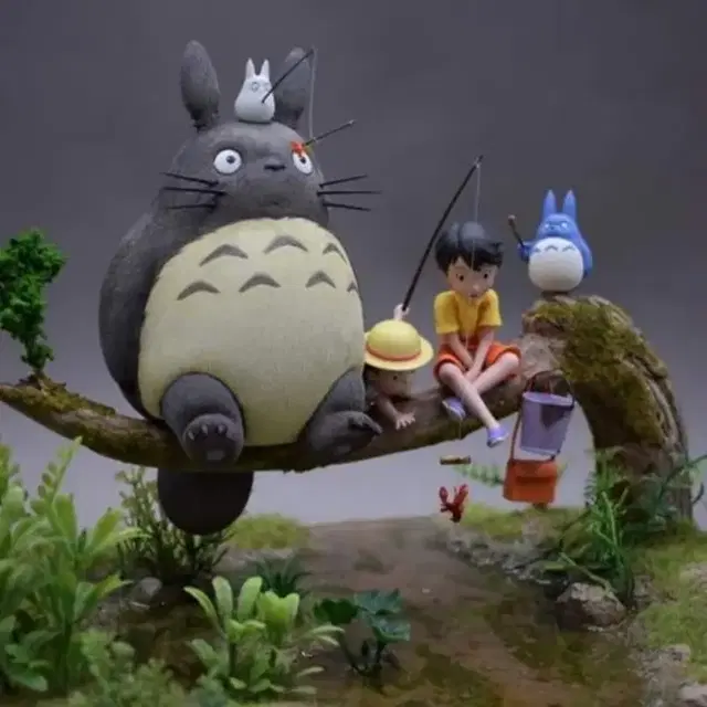 manzhilin studio totoro 지브리 토토로 레진 피규어