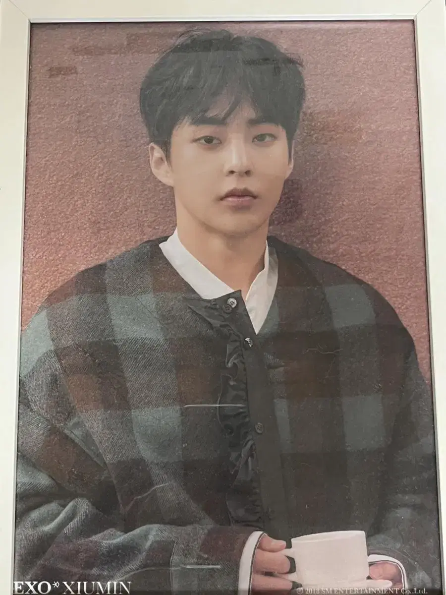 EXO xiumin Winter album official photo frame