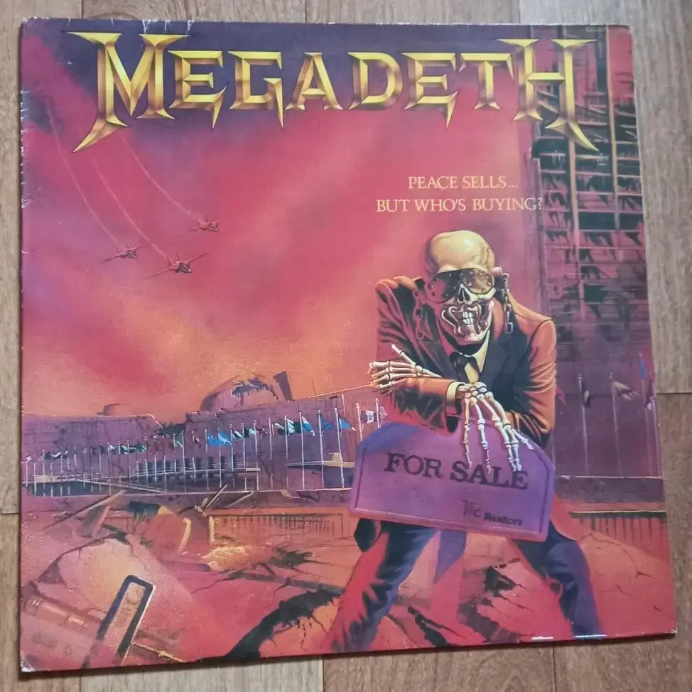 Megadeth lp 메가데스 준라이센스 빽판 엘피