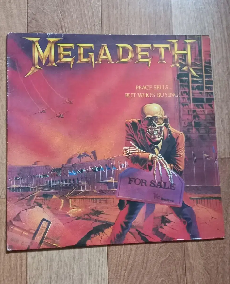 Megadeth lp 메가데스 준라이센스 빽판 엘피