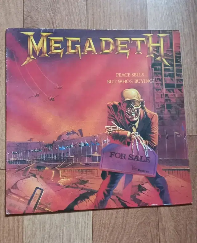 Megadeth lp 메가데스 준라이센스 빽판 엘피