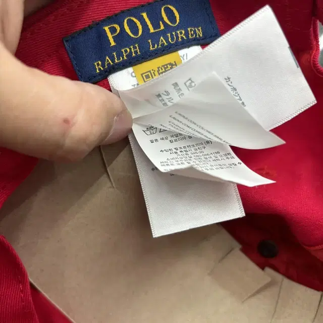 Polo ralphlauren 폴로랄프로렌 레드 볼캡