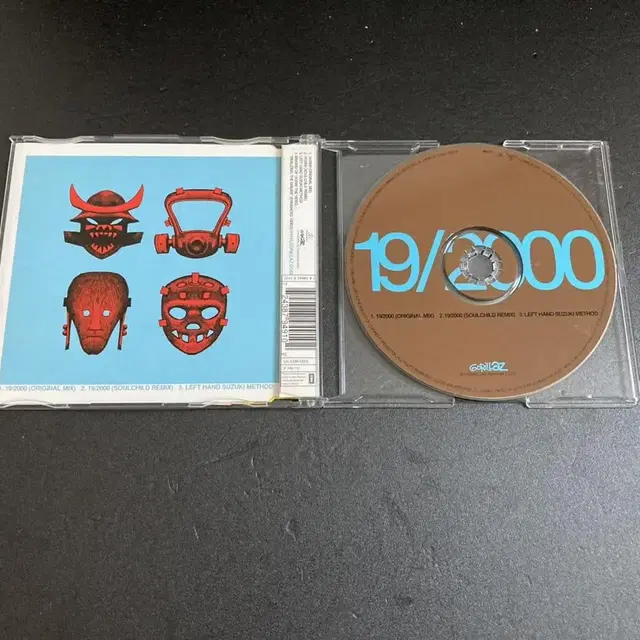 고릴라즈 Gorillaz-19/2000 UK발매 싱글CD