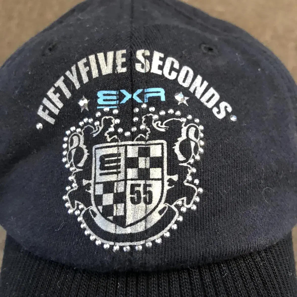 Vintage EXR black knit ball cap