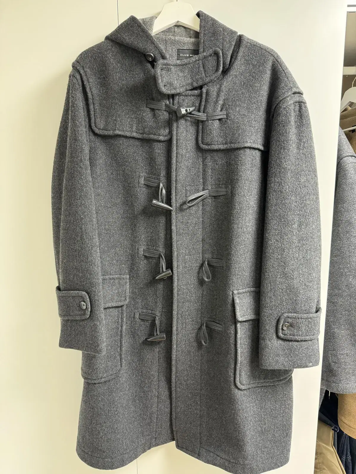 Club Monaco Duffel Coat Charcoal Dark Gray 103-105