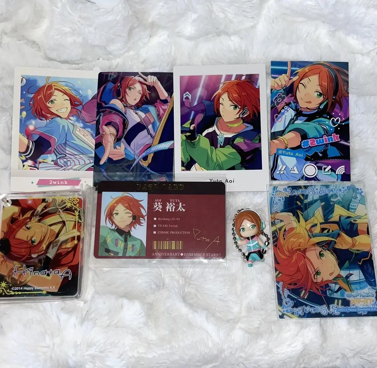 (Bulk)Angsta hinata Uuta Pasha Metal Card 6th Anniversary Pass Kyarakore Korota