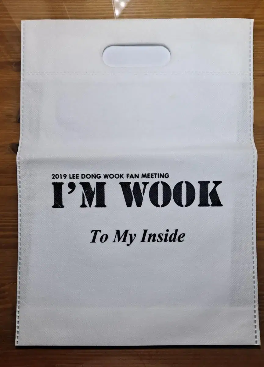 Lee Dongwook 2019 fanmeeting I'm wook fabric bag