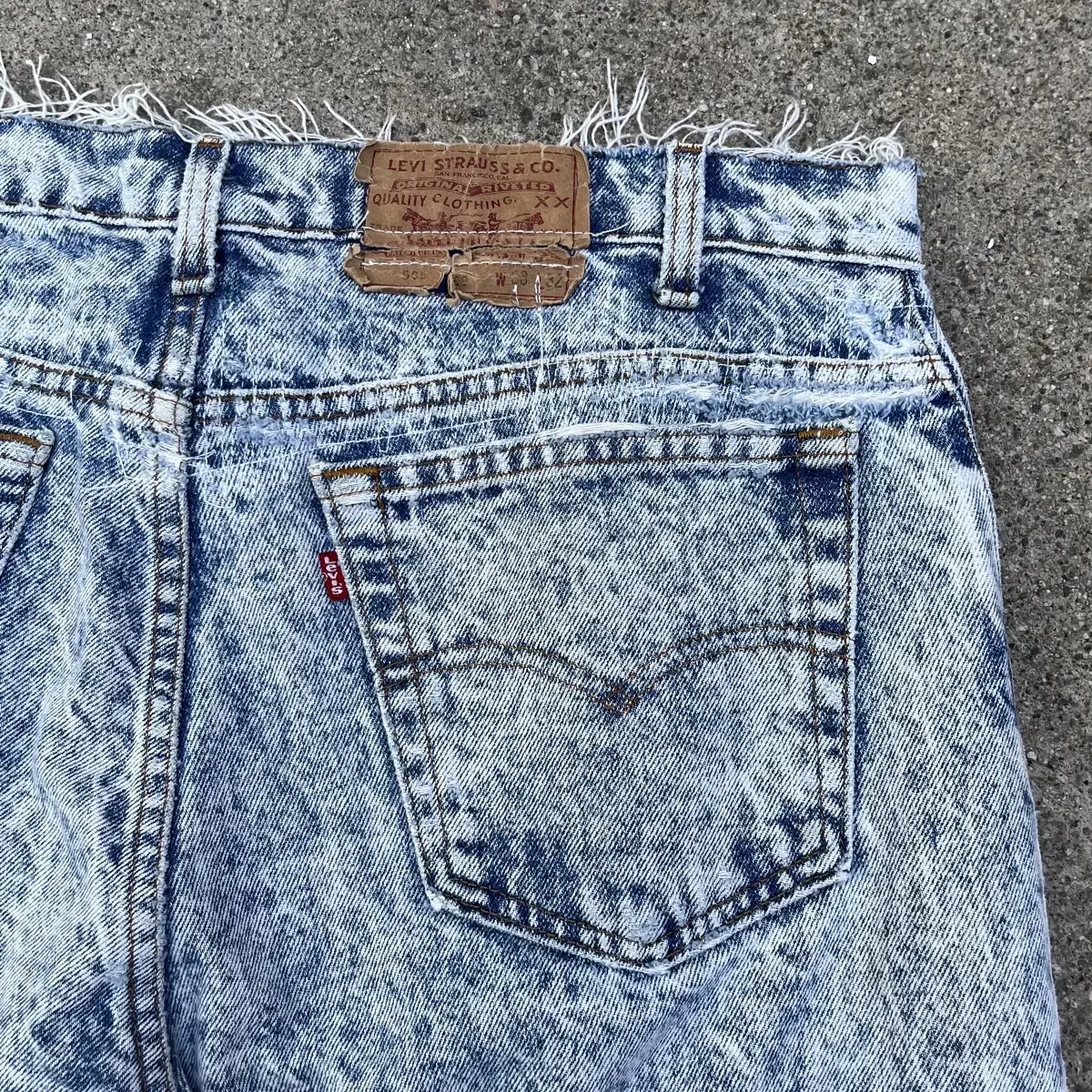 90s Levis506 애시드 워싱진 (36)