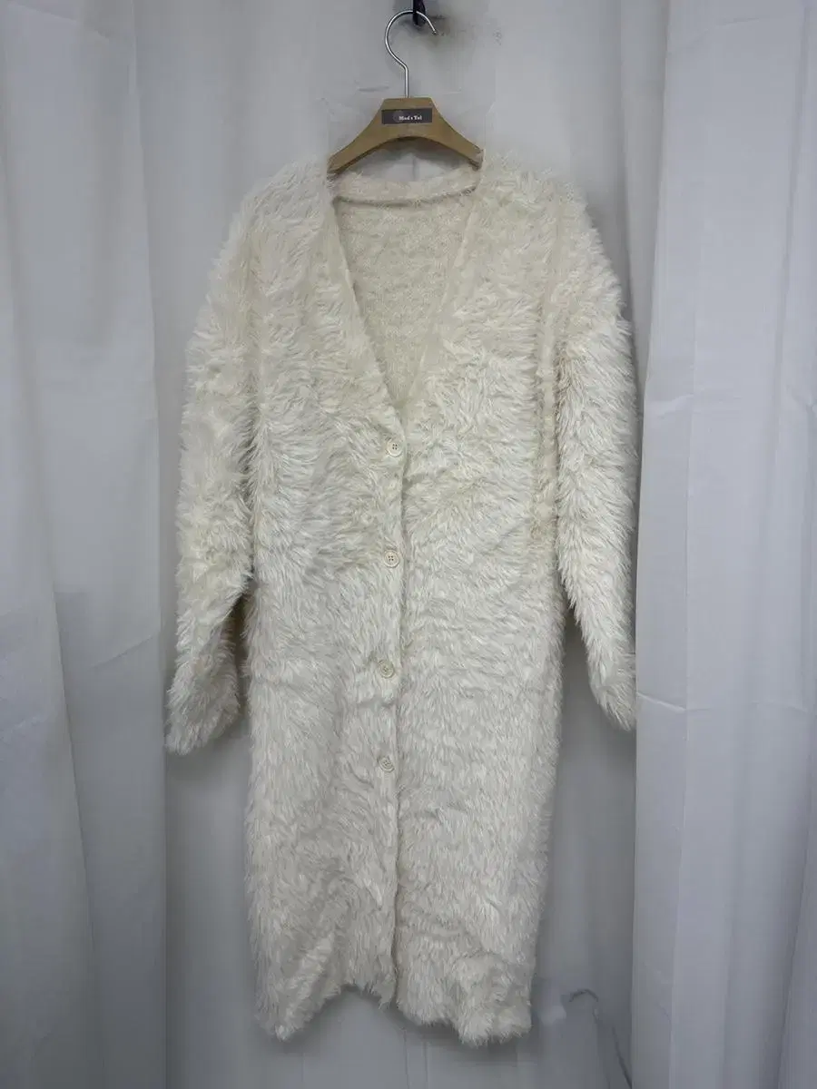 Fur Long Cardigan