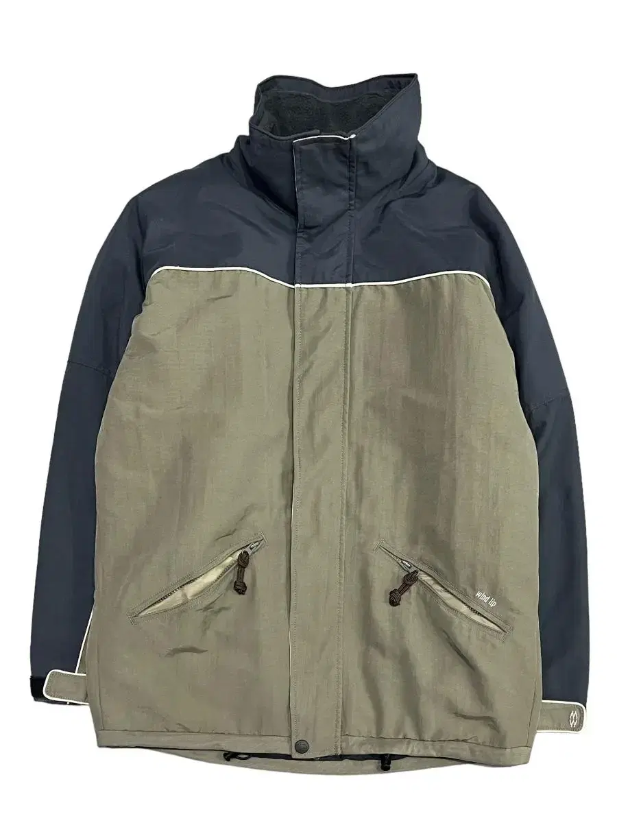 WIND LIP Vintage Two-Way Zip Up Water Repellent Jacket