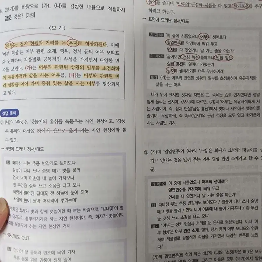 김은양T 수능국어 시대인재 평가원 6평 9평 분석 자료