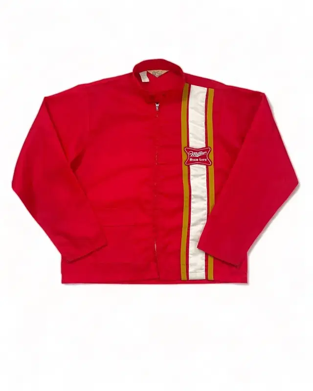 80s miller high life racing jacket