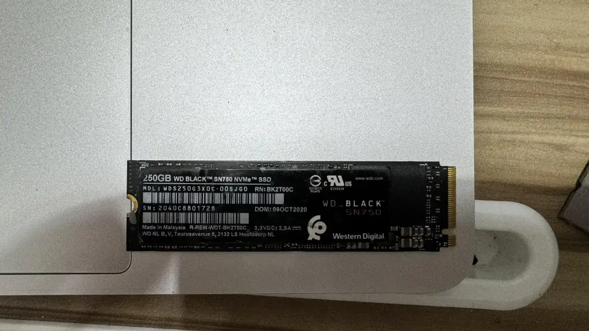 SN750 250GB NVMe SSD