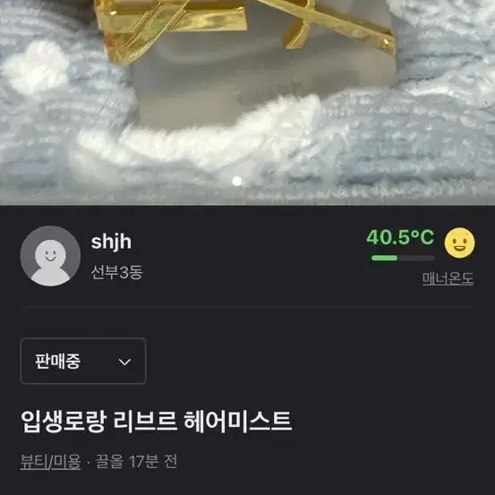 입생로랑 리브르 헤어미스트