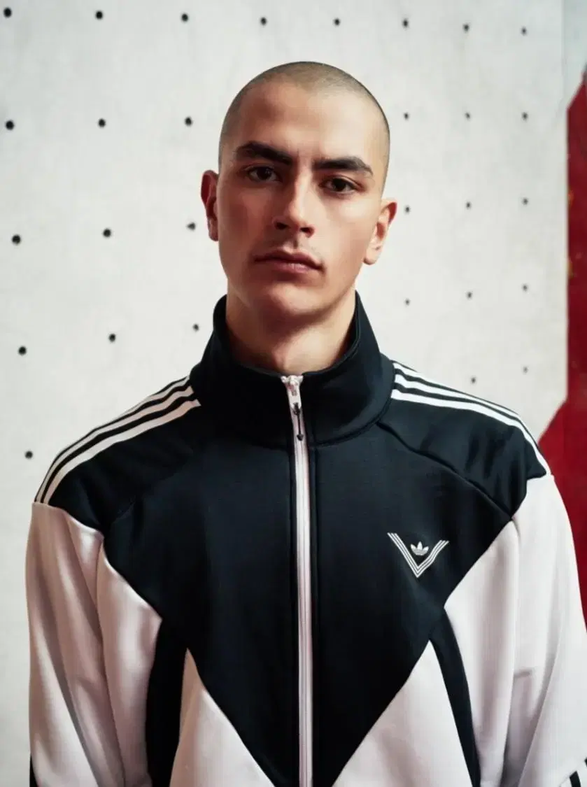 adidas x White Mountaineering Tracktop Jersey worn by Essence