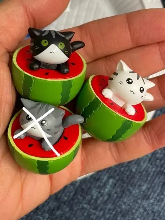 Watermelon Cat Figures