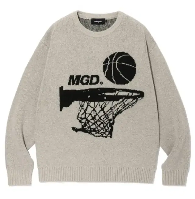 마하그리드 농구 니트 베이지 M (basket knit)