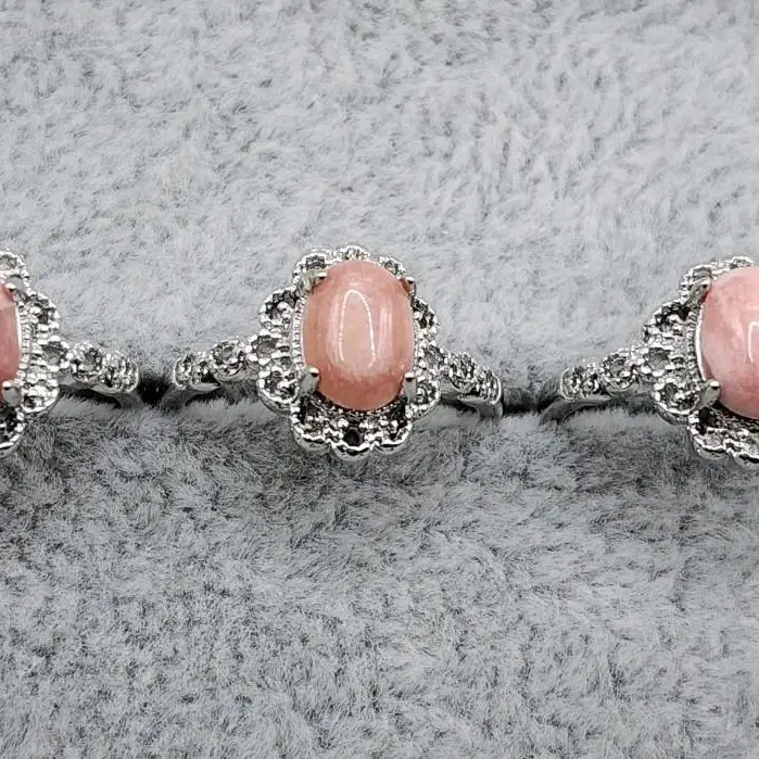 2번 천연원석 반지 로도크로사이트(Rhodochrosite) 사이즈조절