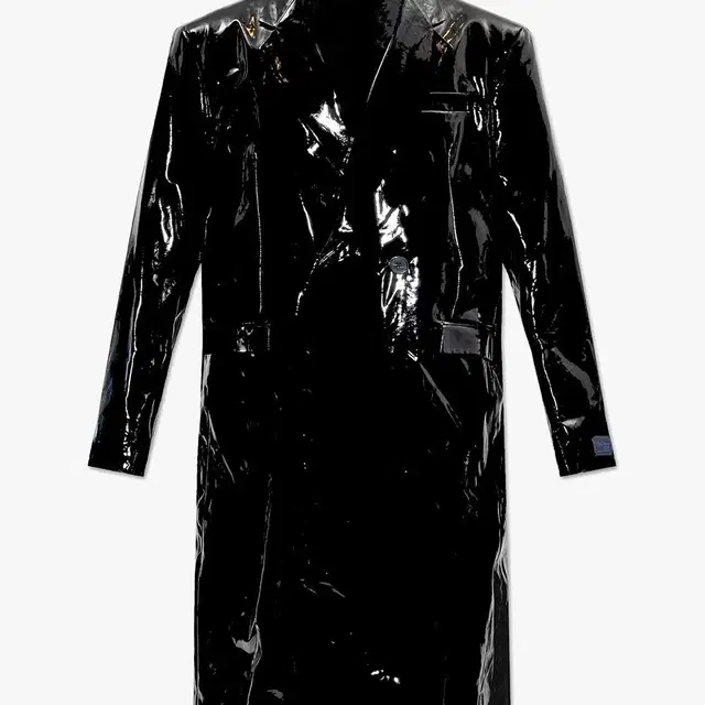 Raf Simons Double Breasted Coat PVC 52