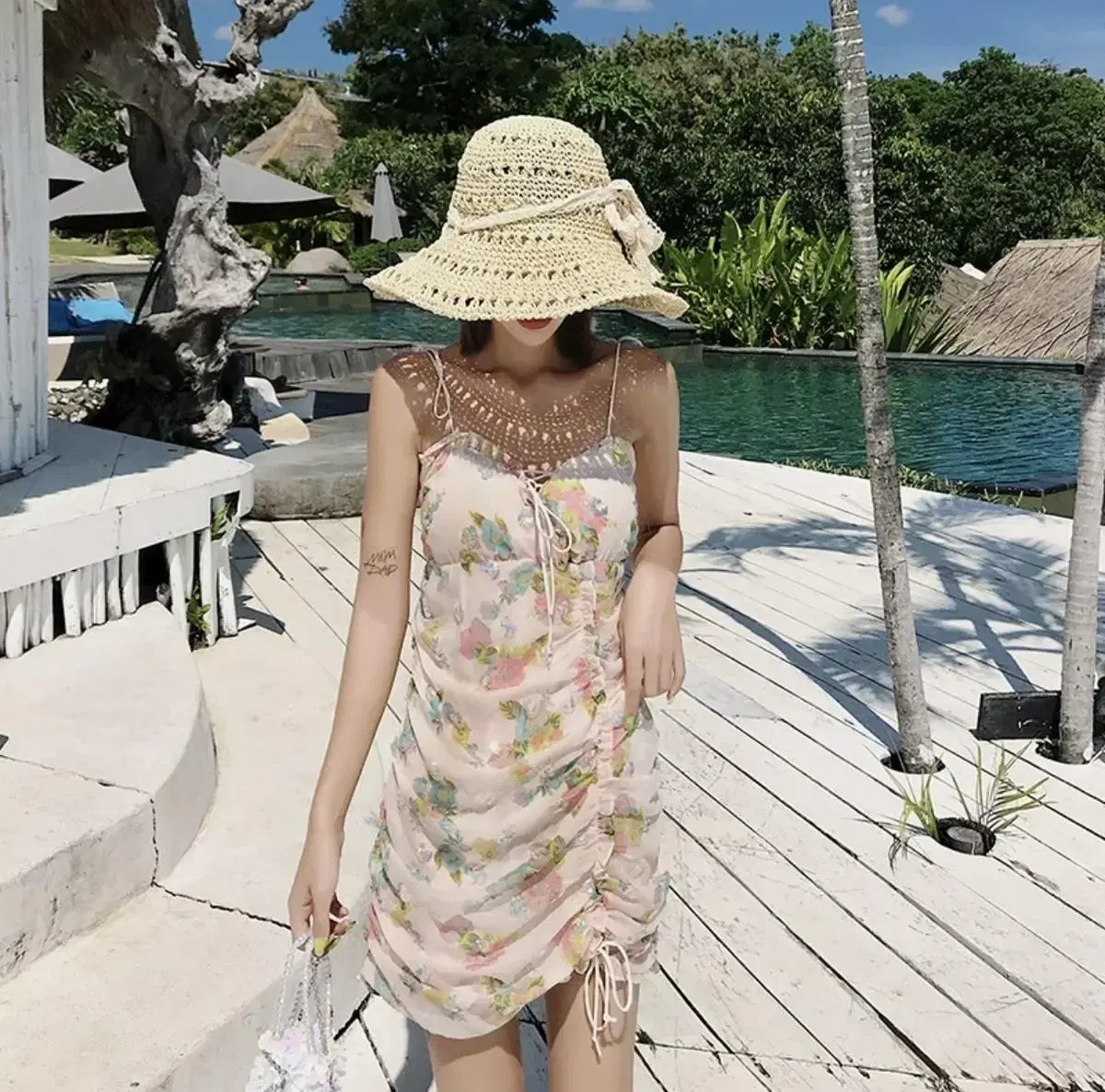 yeoreum, a resort area Flower Mini ONEPIECE