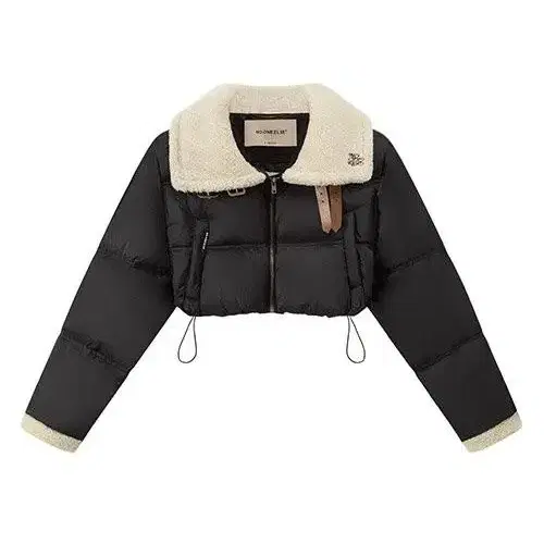 노원엘스 숏패딩 Fleece Collar Crop Padded Jacke