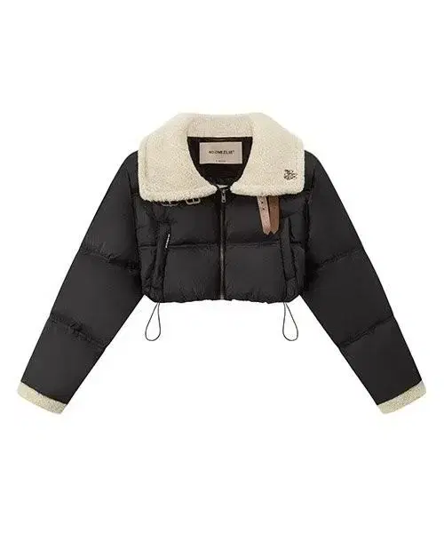 노원엘스 숏패딩 Fleece Collar Crop Padded Jacke