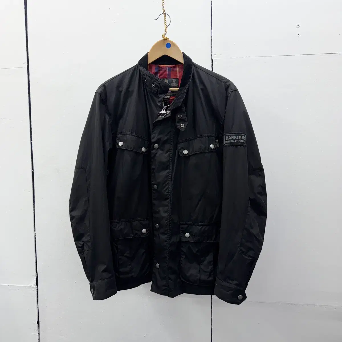 [M] Barbour International B.Intl Duke Wax Jacket