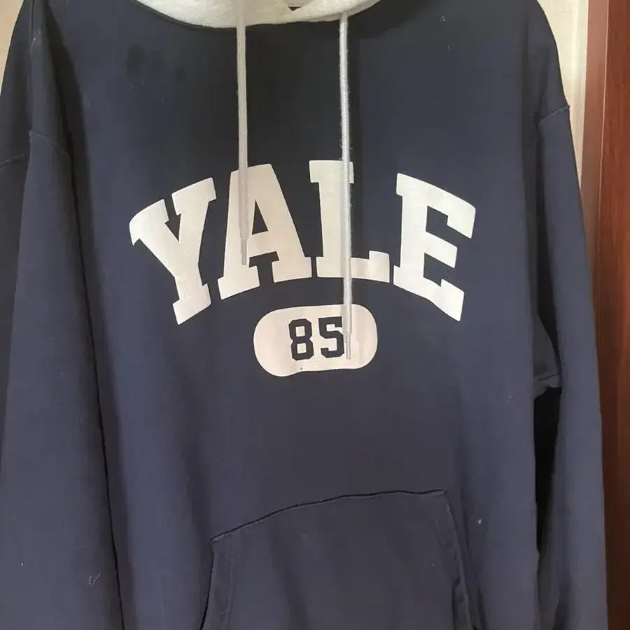 Yale 후드티 navy L