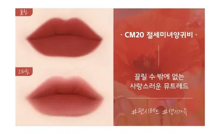 새상품) 블랙루즈 크림 마뜨 루즈 CM20 절세미녀 양귀비