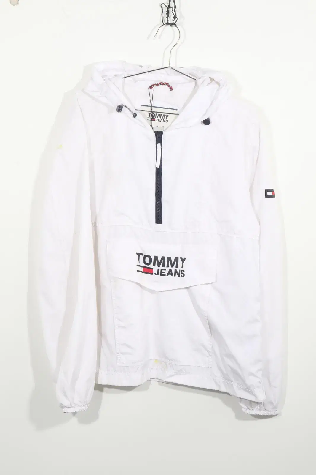 tommy 흰색 아노락