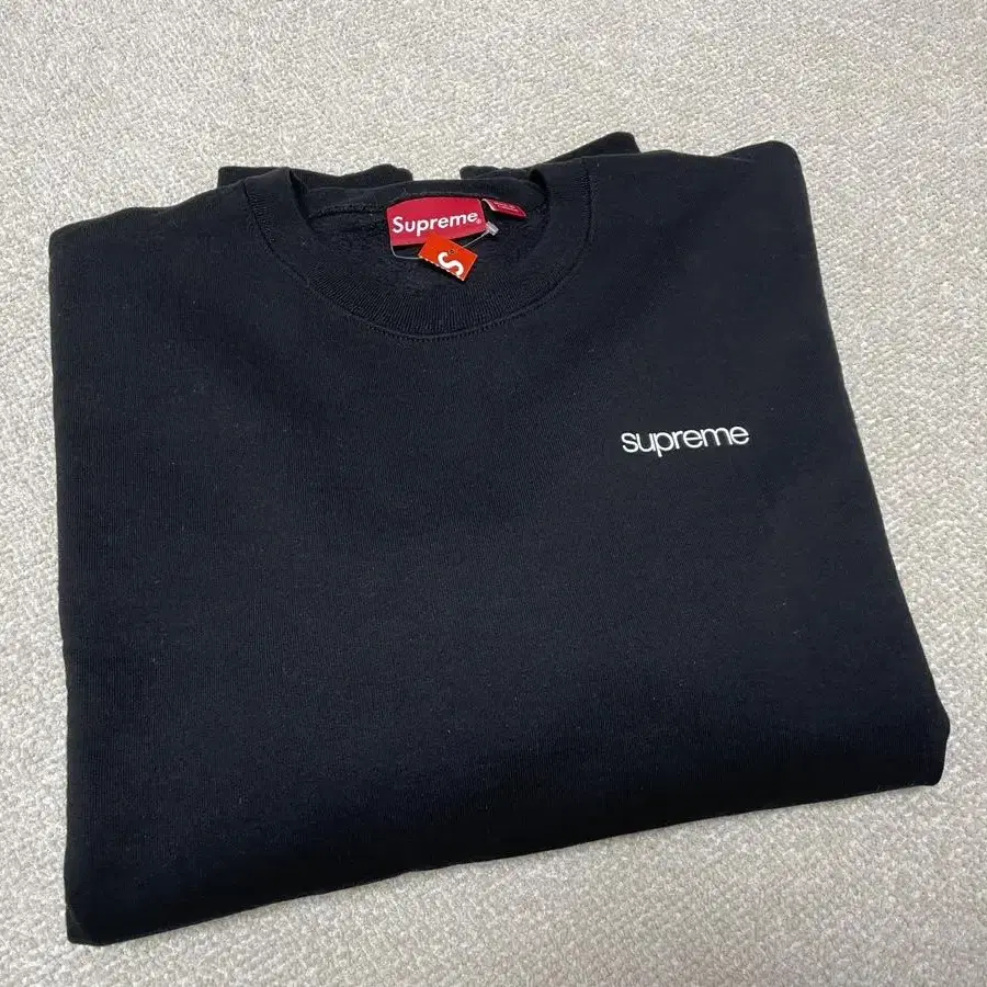 (새상품) 슈프림 23fw NYC 크루넥 블랙 XXL (2xl)