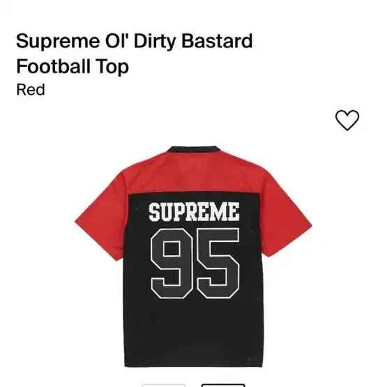 슈프림 Supreme ol dirty bastard 풋볼 져지