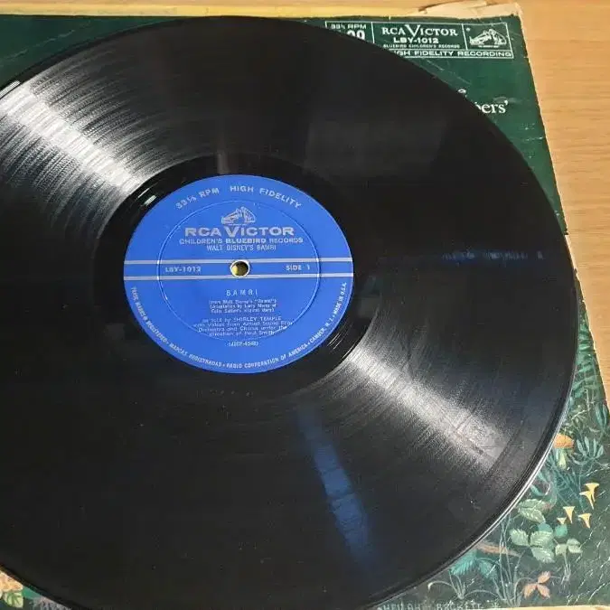 1958년 WALT DISNEY BAMBI 밤비 LP