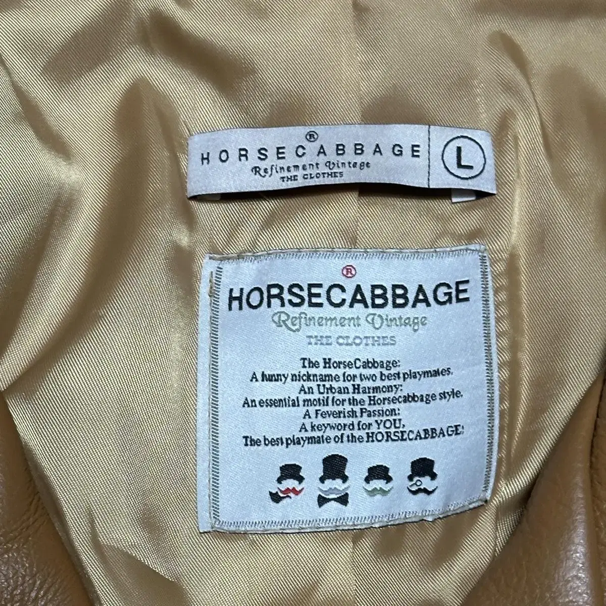 L HORSECABBAGE 라이더 가죽자켓