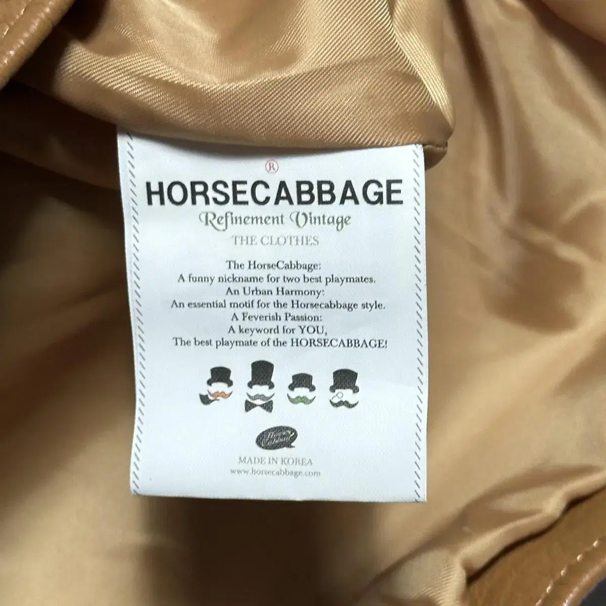 L HORSECABBAGE 라이더 가죽자켓