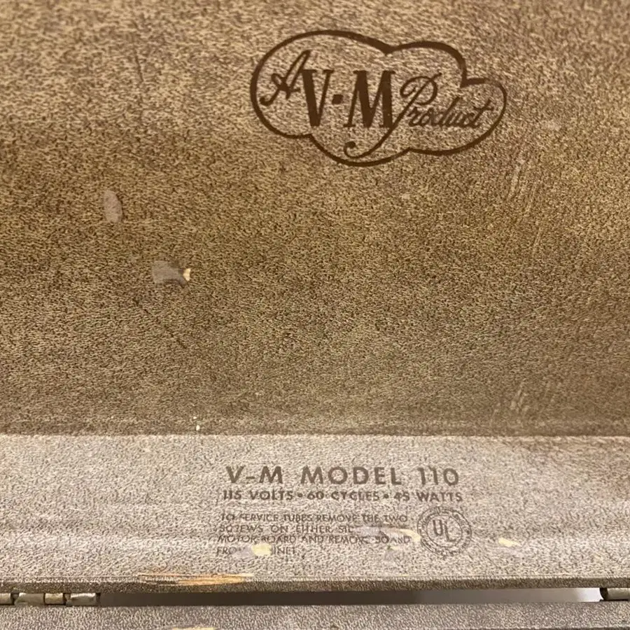 빈티지 voice of music V-M Model 110