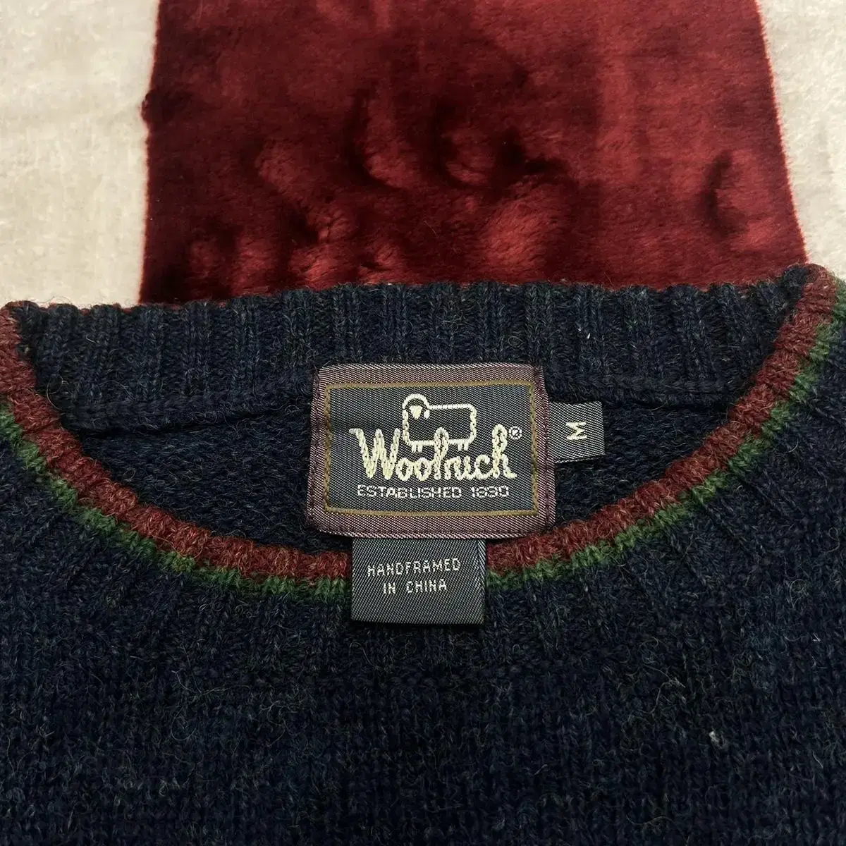 [M]Woolrich 울리치90s 컬러패턴 니트