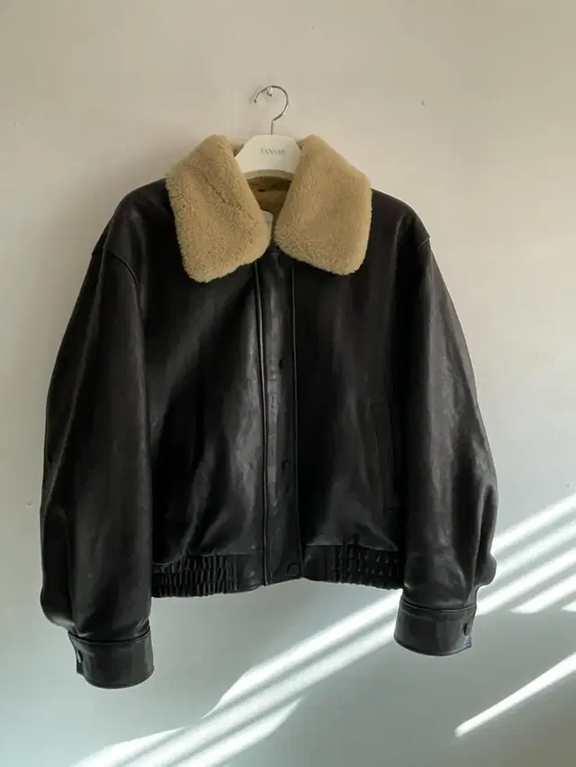 타낫 TA shearing leather jacket