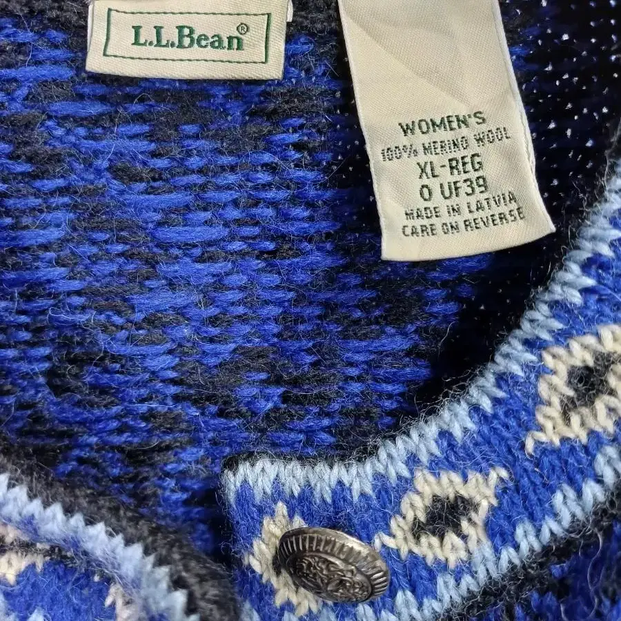 엘엘빈L.L.Bean 여성 울 가디건 자켓 XL