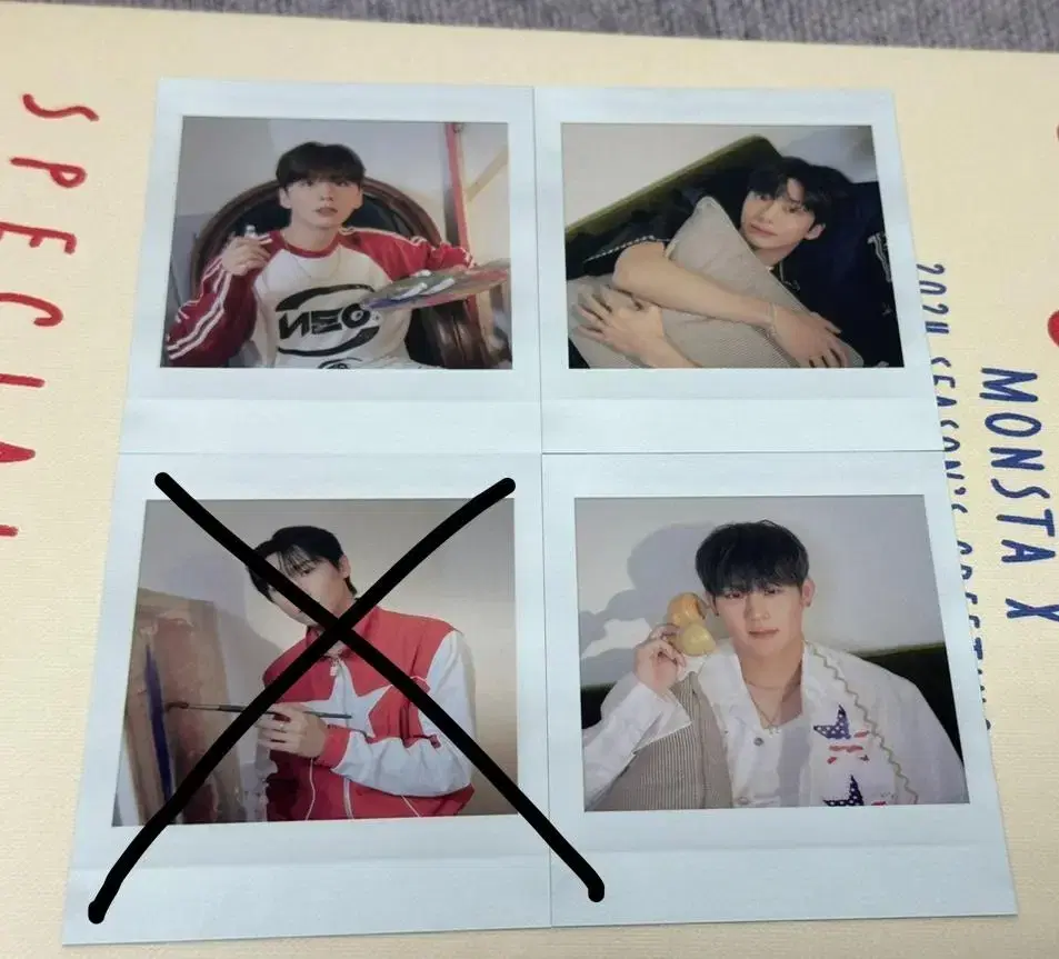 2024 monsta x seasons greetings Polaroid