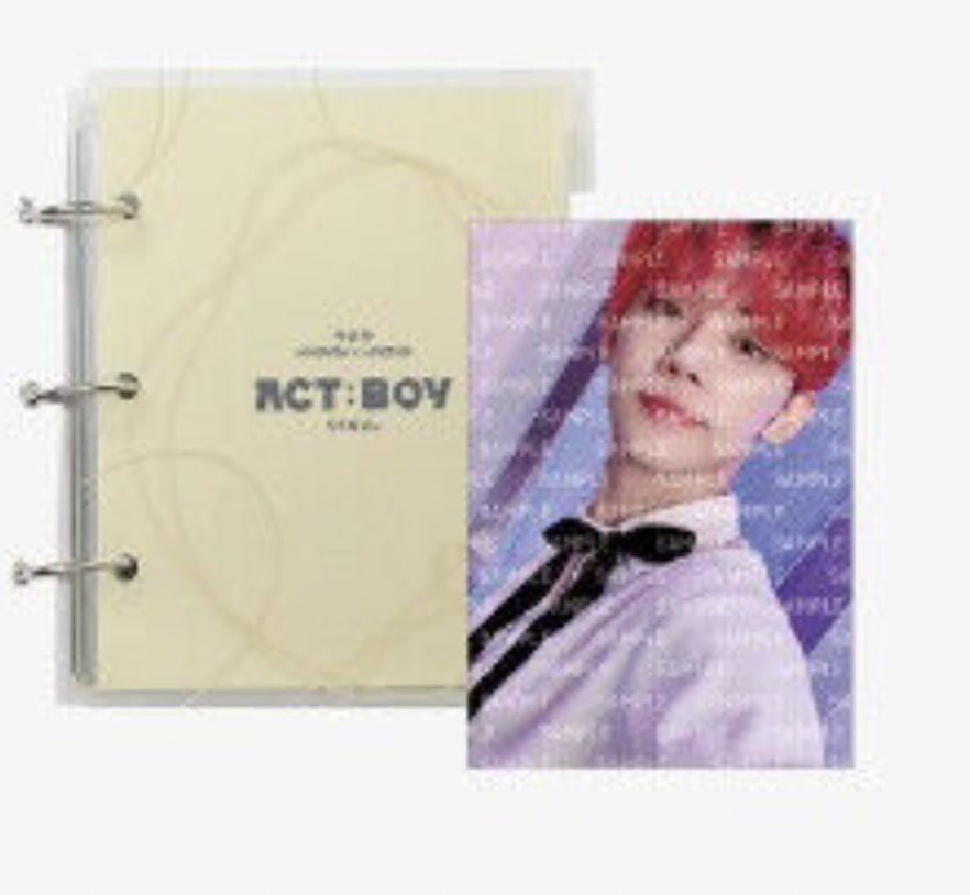 txt yeonjun actboy photocard binder