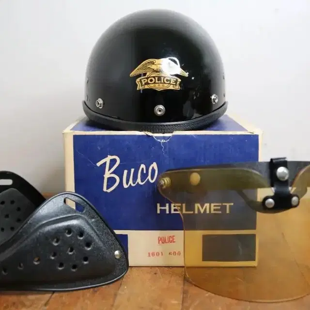 부코 경찰 반모 BUCO Half Helmet