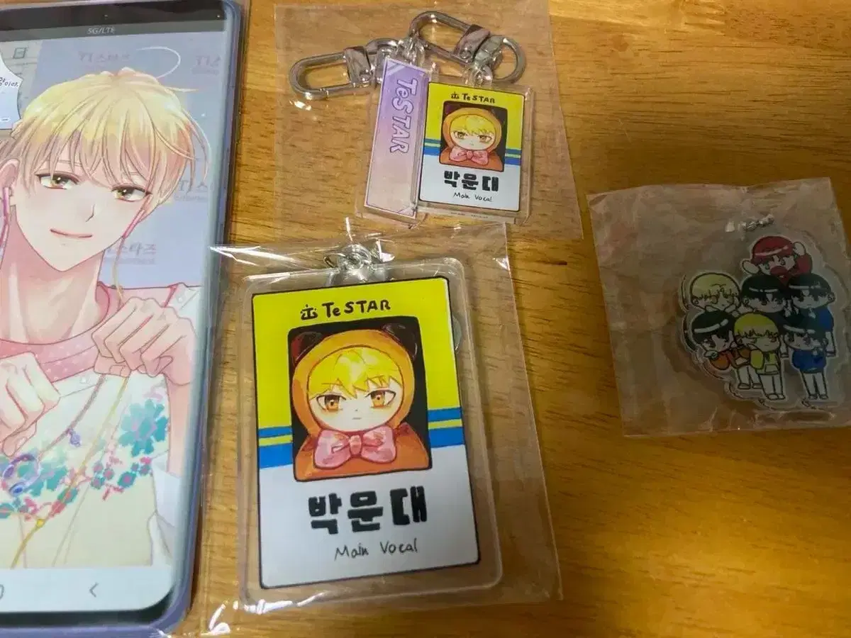 데못죽 테스타 박문대 아크릴 키링 포카