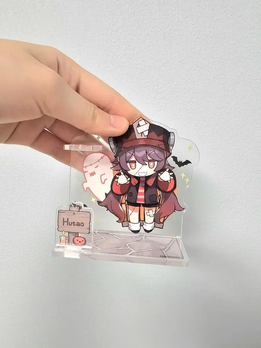 Genshin Impact Walnut Halloween Acrylic Stand Pen Holder