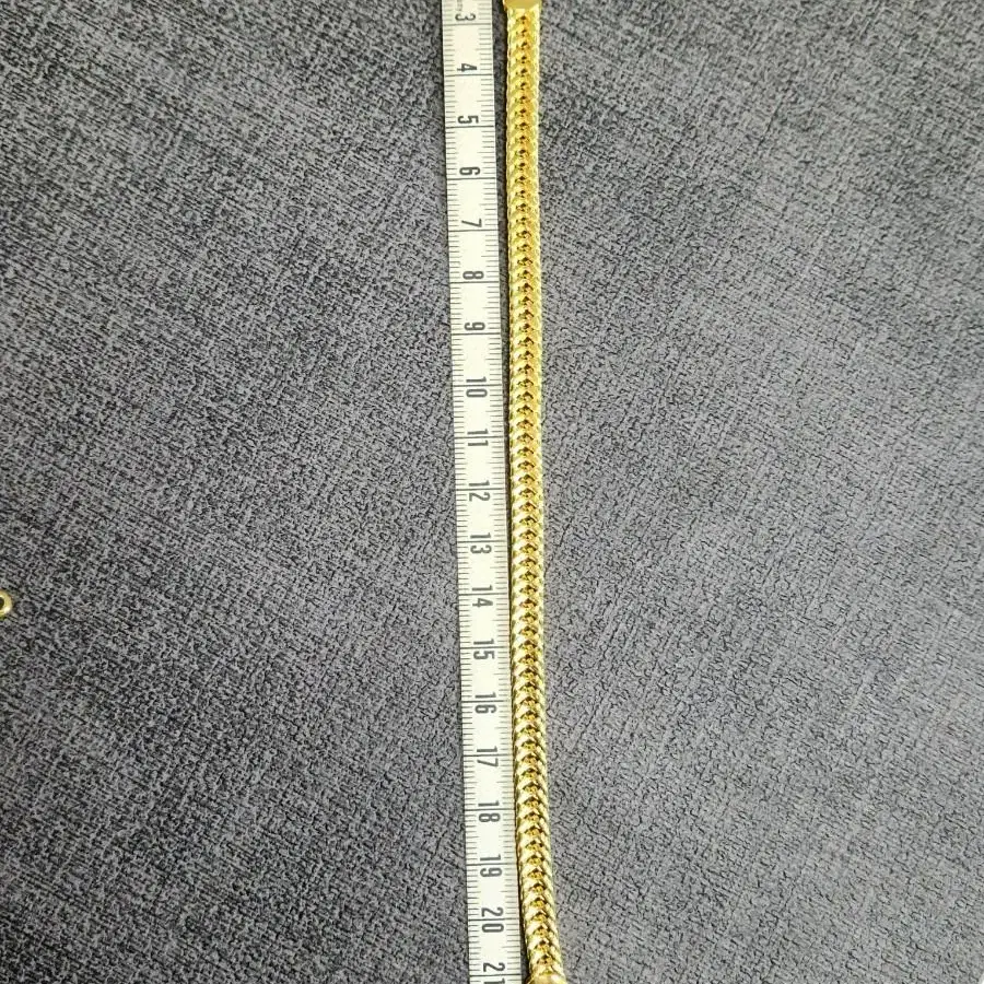 무료택배  1. 쿠바 링크 체인 도금 팔찌 21.5cm