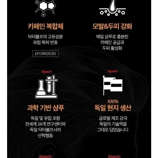 알페신 카페인 탈모방지샴푸  대용량 새제품